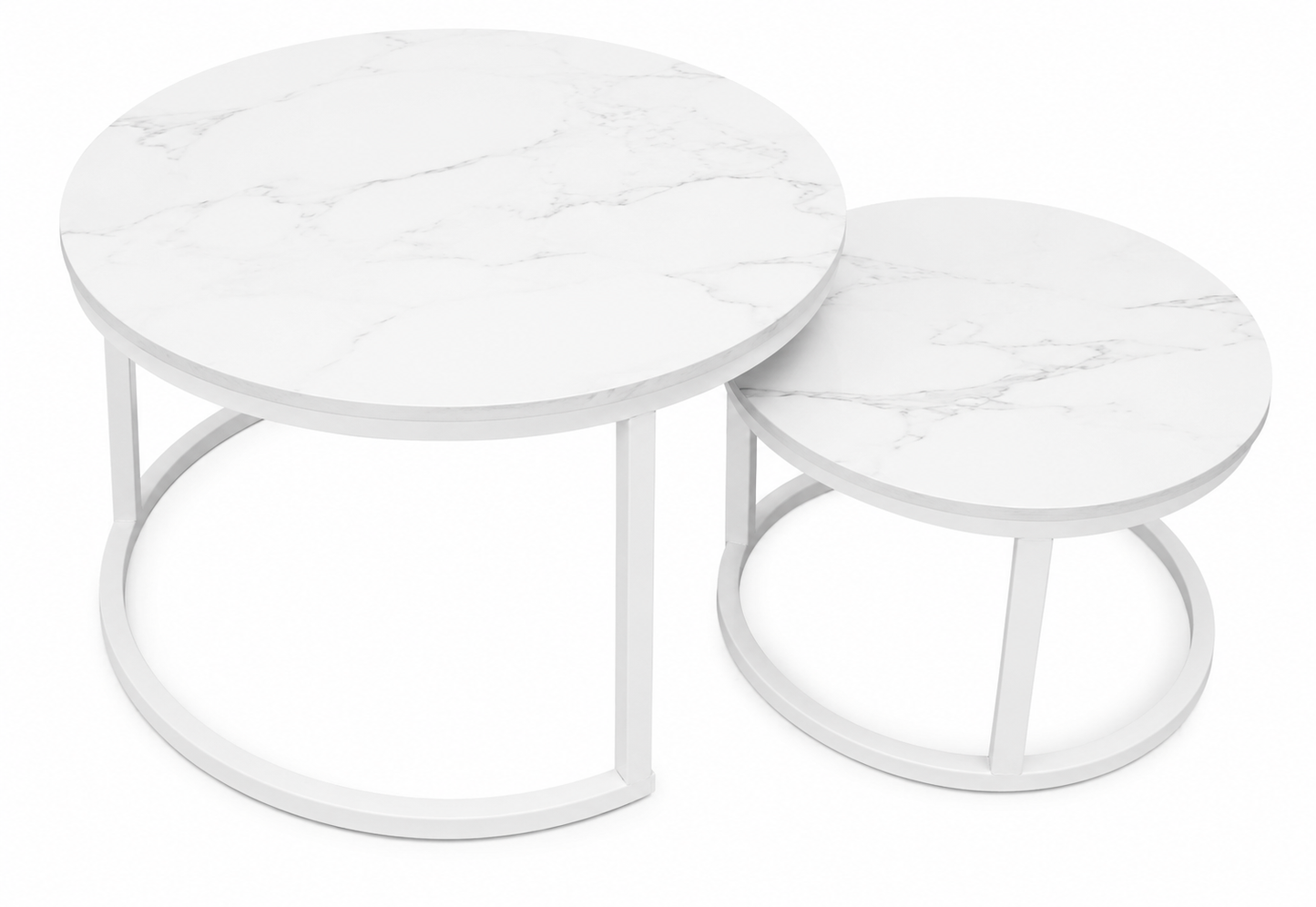 🤍🖤 Set de Mesas de Centro Mármol Negro o Blanco 🪑